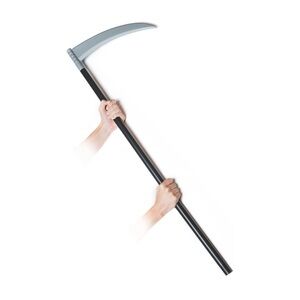 Grim Reaper Scythe Prop; Accessories, Faux Blade & Adjustable Handle;